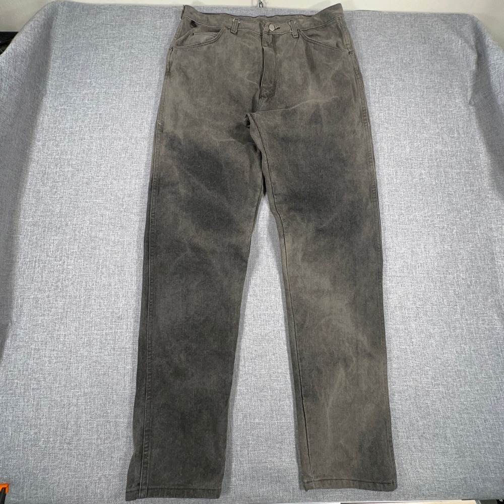 Vintage Wrangler Jeans Men 36x34 (Fits 34x34) Made in USA Washed Out 90s Grunge